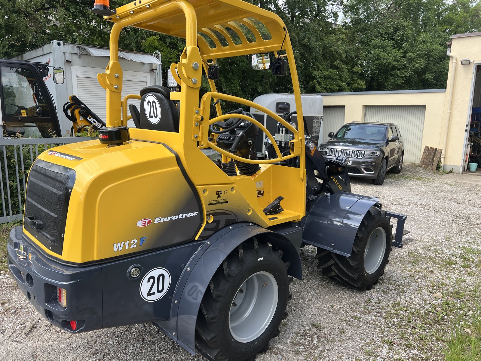 Radlader tip Eurotrac W 12F XL - Pflasterpalette, Neumaschine in Garching  (Poză 4)