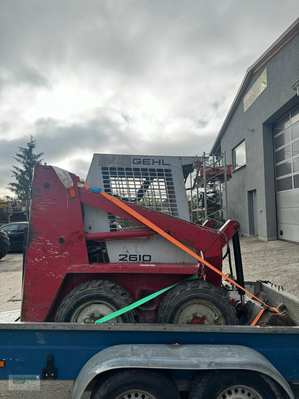 Radlader Türe ait Gehl Minilader Gehlmax 2610 mit Panzerlenkeung wie Bobcat, Motorschaden, Gebrauchtmaschine içinde Geiselhöring (resim 1)