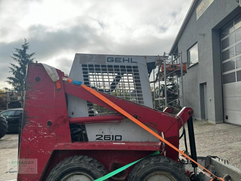 Radlader del tipo Gehl Minilader Gehlmax 2610 mit Panzerlenkeung wie Bobcat, Motorschaden, Gebrauchtmaschine In Geiselhöring