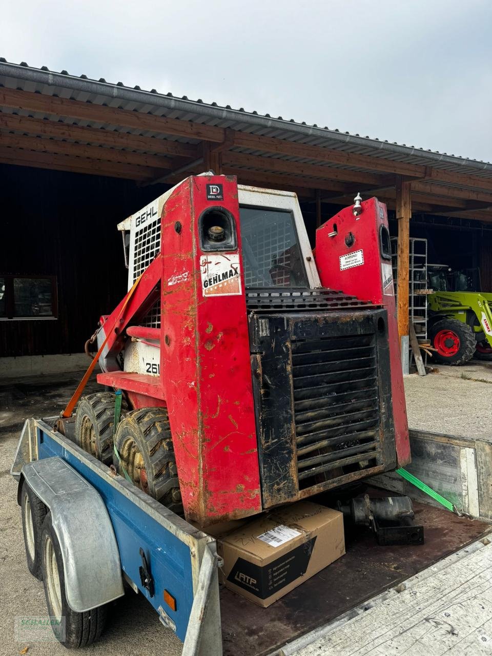 Radlader des Typs Gehl Minilader Gehlmax 2610 mit Panzerlenkeung wie Bobcat, Motorschaden, Gebrauchtmaschine in Geiselhöring (Bild 3)