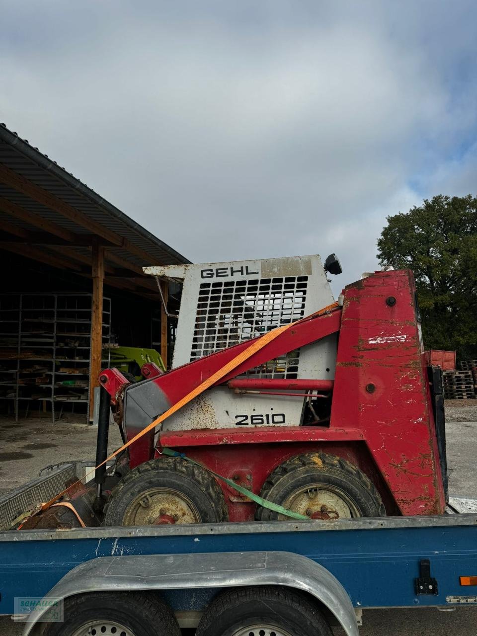 Radlader Türe ait Gehl Minilader Gehlmax 2610 mit Panzerlenkeung wie Bobcat, Motorschaden, Gebrauchtmaschine içinde Geiselhöring (resim 7)