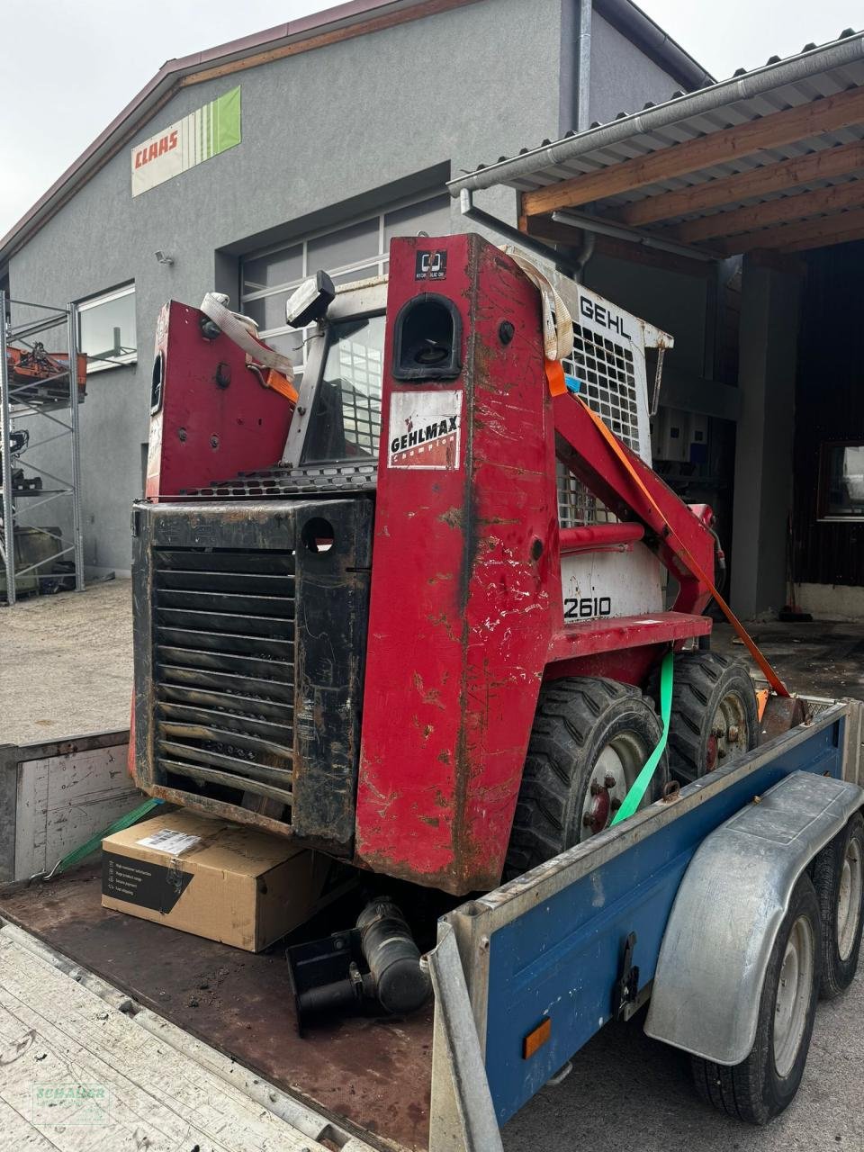 Radlader van het type Gehl Minilader Gehlmax 2610 mit Panzerlenkeung wie Bobcat, Motorschaden, Gebrauchtmaschine in Geiselhöring (Foto 11)