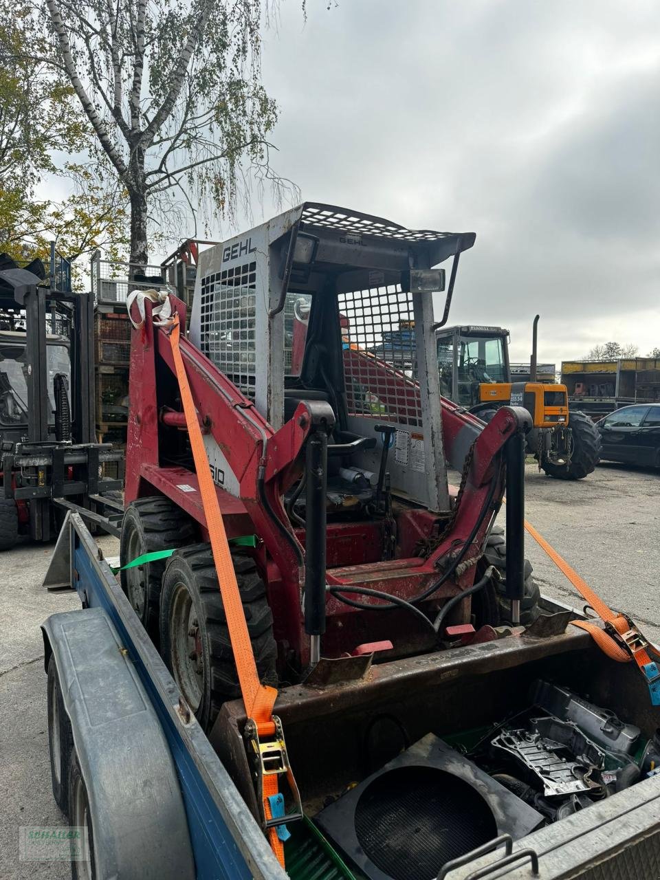 Radlader del tipo Gehl Minilader Gehlmax 2610 mit Panzerlenkeung wie Bobcat, Motorschaden, Gebrauchtmaschine In Geiselhöring (Immagine 12)