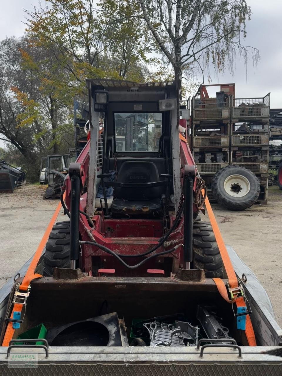 Radlader Türe ait Gehl Minilader Gehlmax 2610 mit Panzerlenkeung wie Bobcat, Motorschaden, Gebrauchtmaschine içinde Geiselhöring (resim 13)