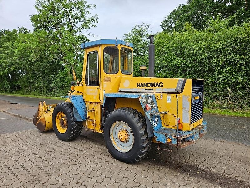 Radlader van het type Hanomag 22D Perkins Motor mit Schnellwechsler und Euroaufnahme Adapter, Gebrauchtmaschine in Honigsee (Foto 11)