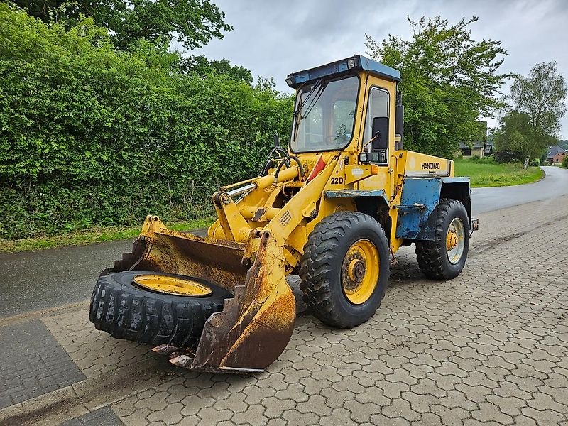 Radlader tip Hanomag 22D Perkins Motor mit Schnellwechsler und Euroaufnahme Adapter, Gebrauchtmaschine in Honigsee (Poză 8)