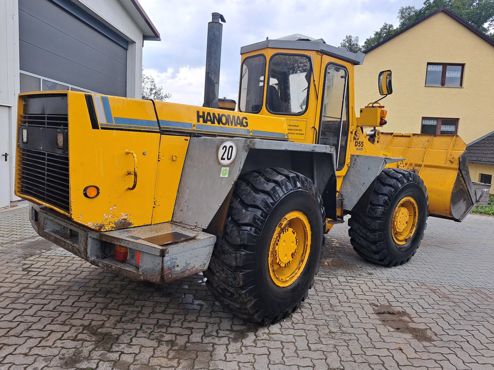 Radlader des Typs Hanomag 55 D, Gebrauchtmaschine in Oberbibrach (Bild 2)