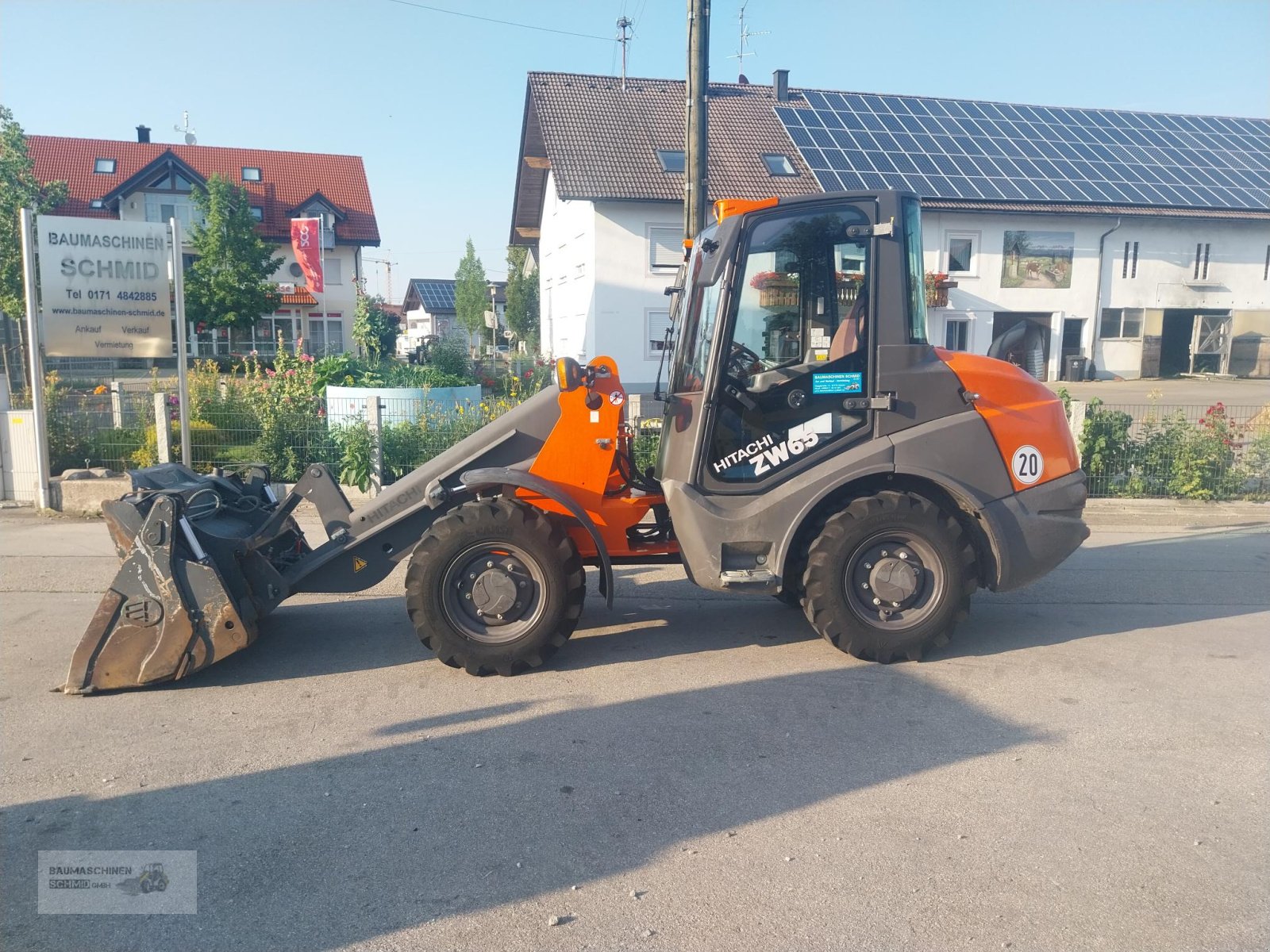 Radlader Türe ait Hitachi ZW 65, Gebrauchtmaschine içinde Stetten (resim 1)