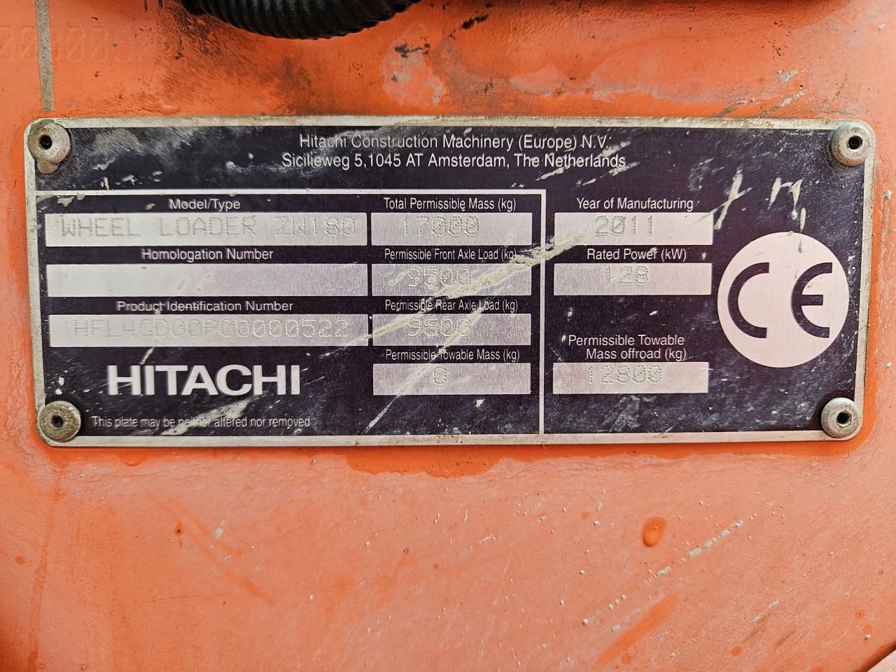 Radlader typu Hitachi ZW180, Gebrauchtmaschine w Veldhoven (Zdjęcie 7)