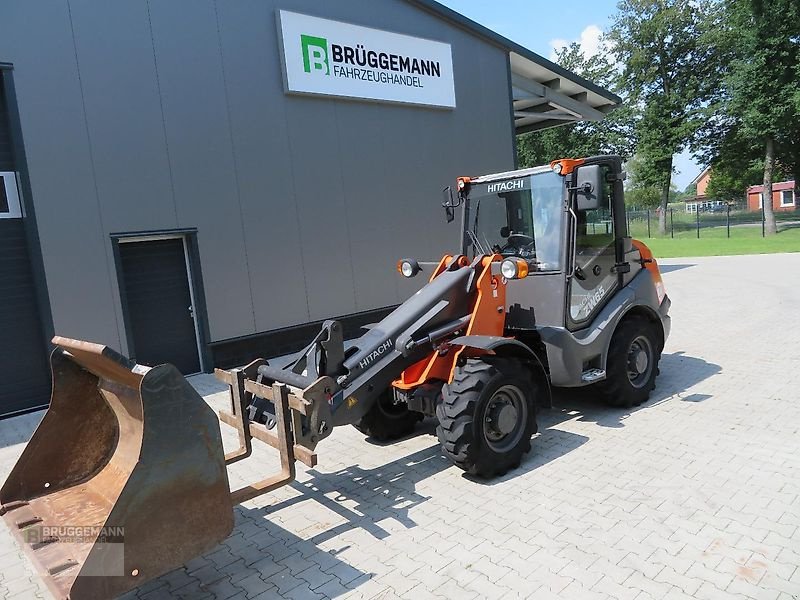 Radlader typu Hitachi ZW65 mit Schaufel+Palettengabel, erst 930 Stunden, Gebrauchtmaschine w Meppen (Zdjęcie 10)