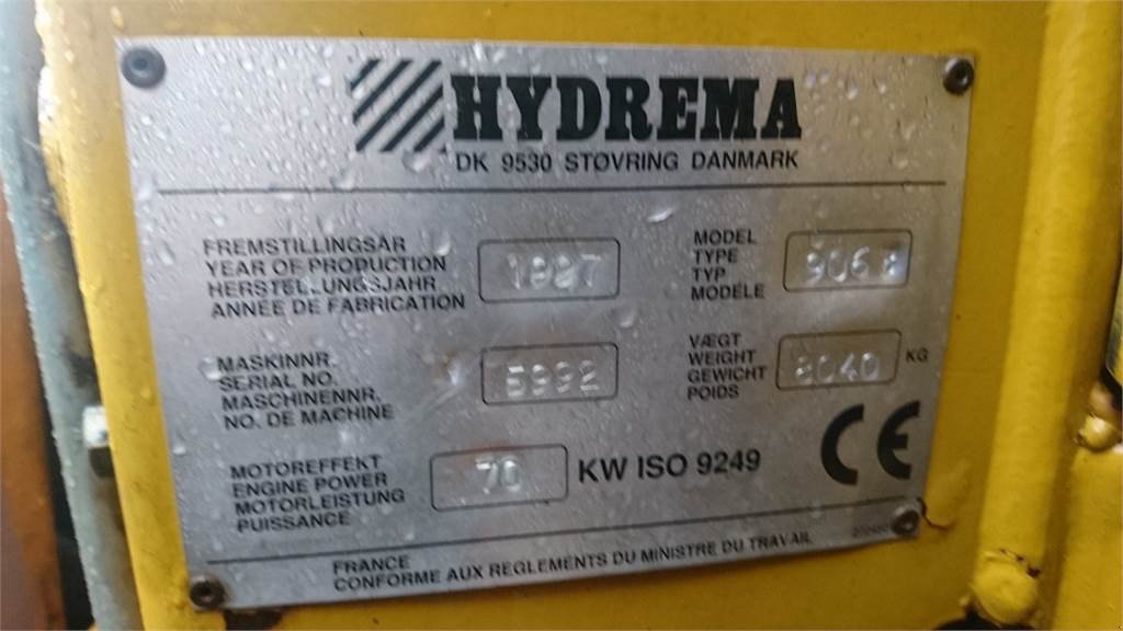 Radlader typu Hydrema 906B, Gebrauchtmaschine w Hemmet (Zdjęcie 4)