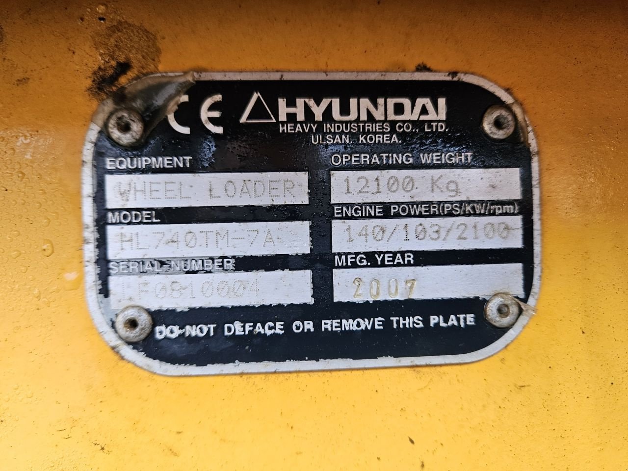 Radlader za tip Hyundai HL740TM-7a, Gebrauchtmaschine u Veldhoven (Slika 10)