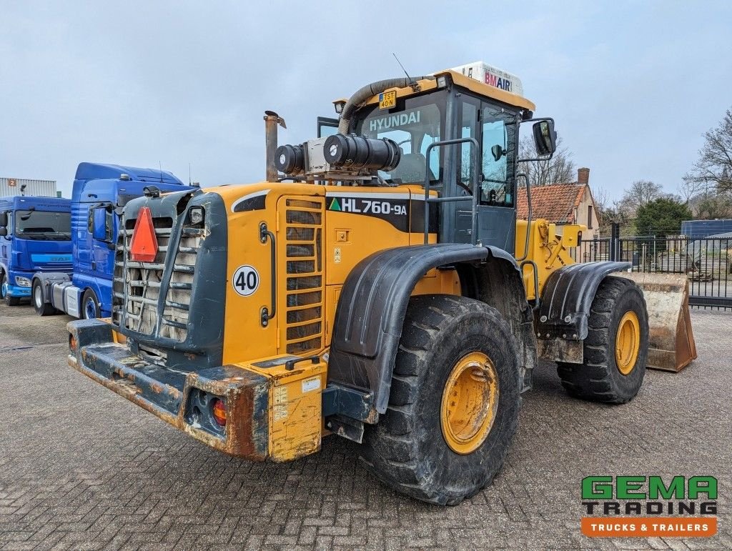 Radlader от тип Hyundai HL760-9A Wheelloader - BM-Air overdruk unit - Cummins QSB6.7 - E, Gebrauchtmaschine в Oud Gastel (Снимка 4)