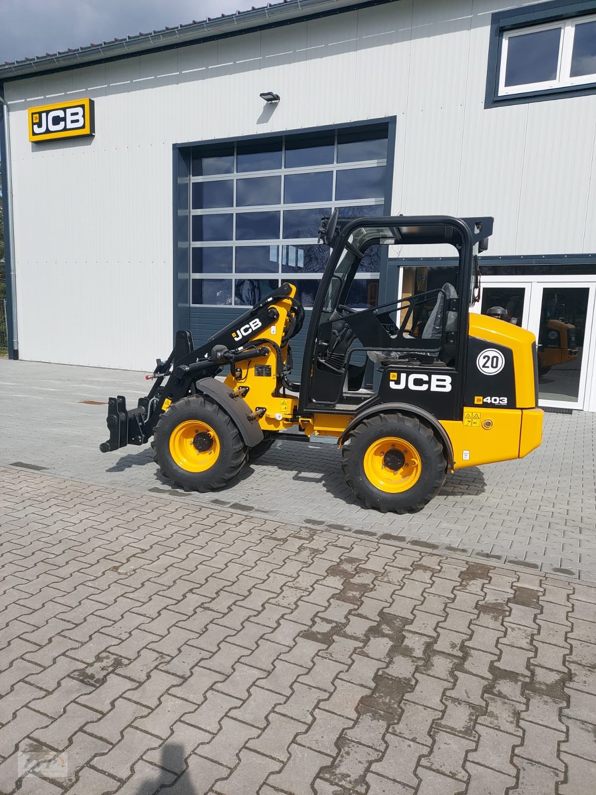 Radlader typu JCB 403 Front-u.Heckscheibe 25PS, Neumaschine v Pegnitz (Obrázek 2)