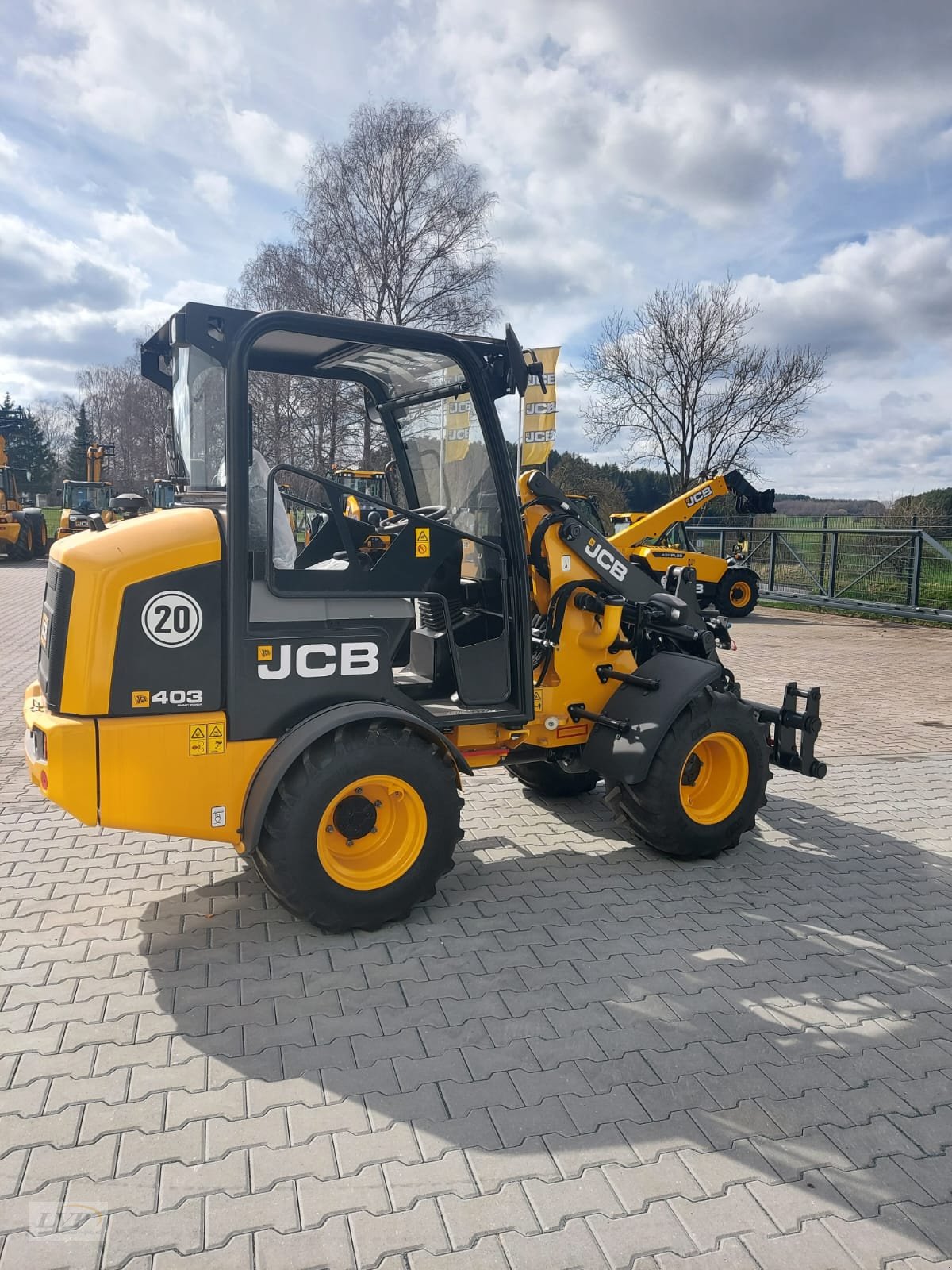 Radlader типа JCB 403 Front-u.Heckscheibe 25PS, Neumaschine в Pegnitz (Фотография 4)