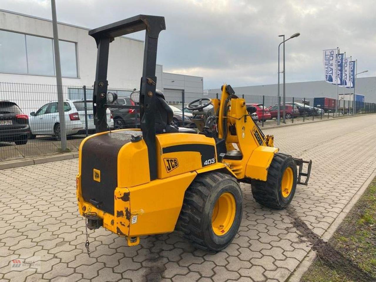 Radlader des Typs JCB 403 KOMPAKTRADLADER, HOFLADER, Gebrauchtmaschine in Oyten (Bild 4)