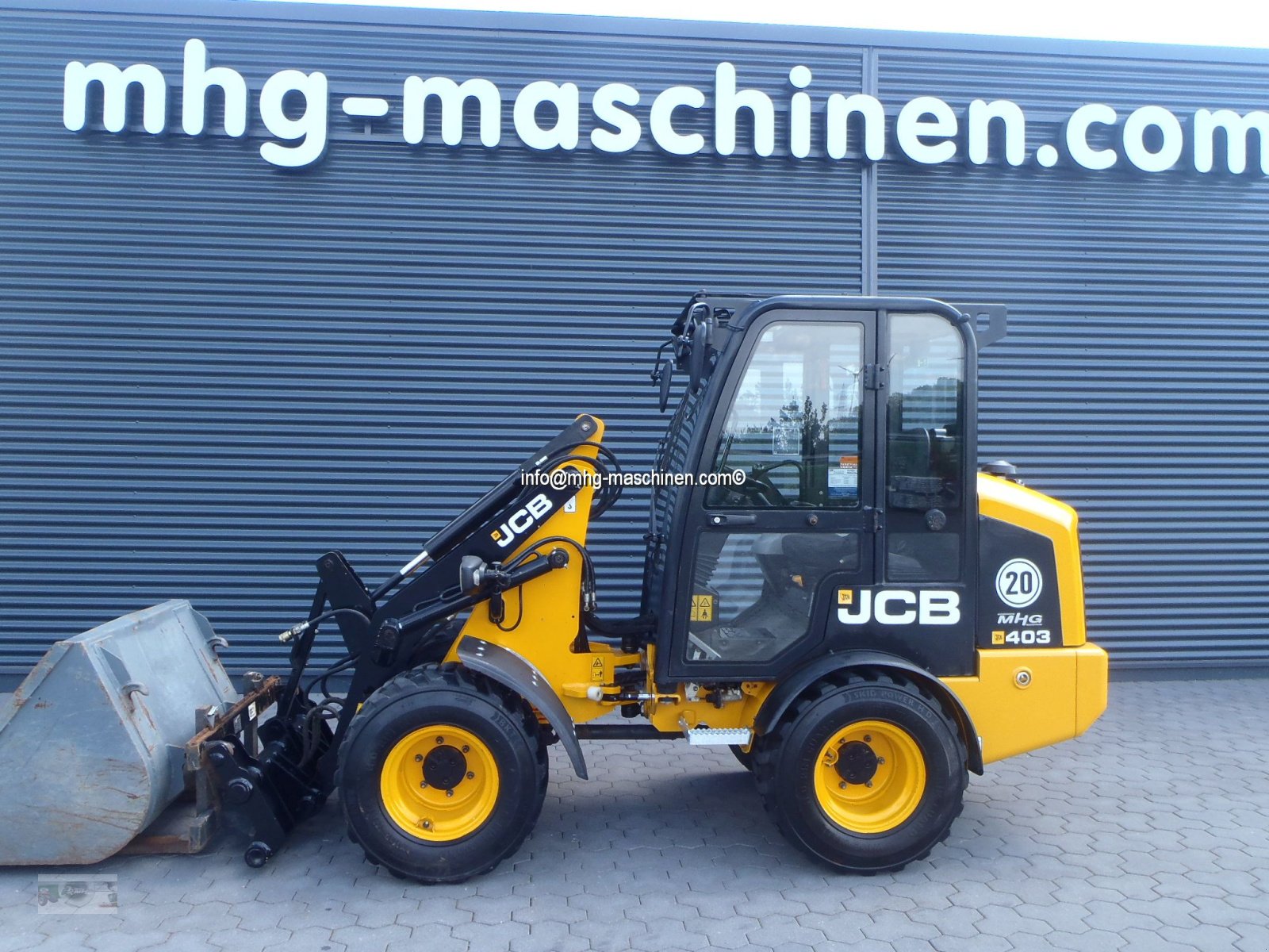 Radlader del tipo JCB 403 nur 1575 h, Gebrauchtmaschine en Gescher (Imagen 2)