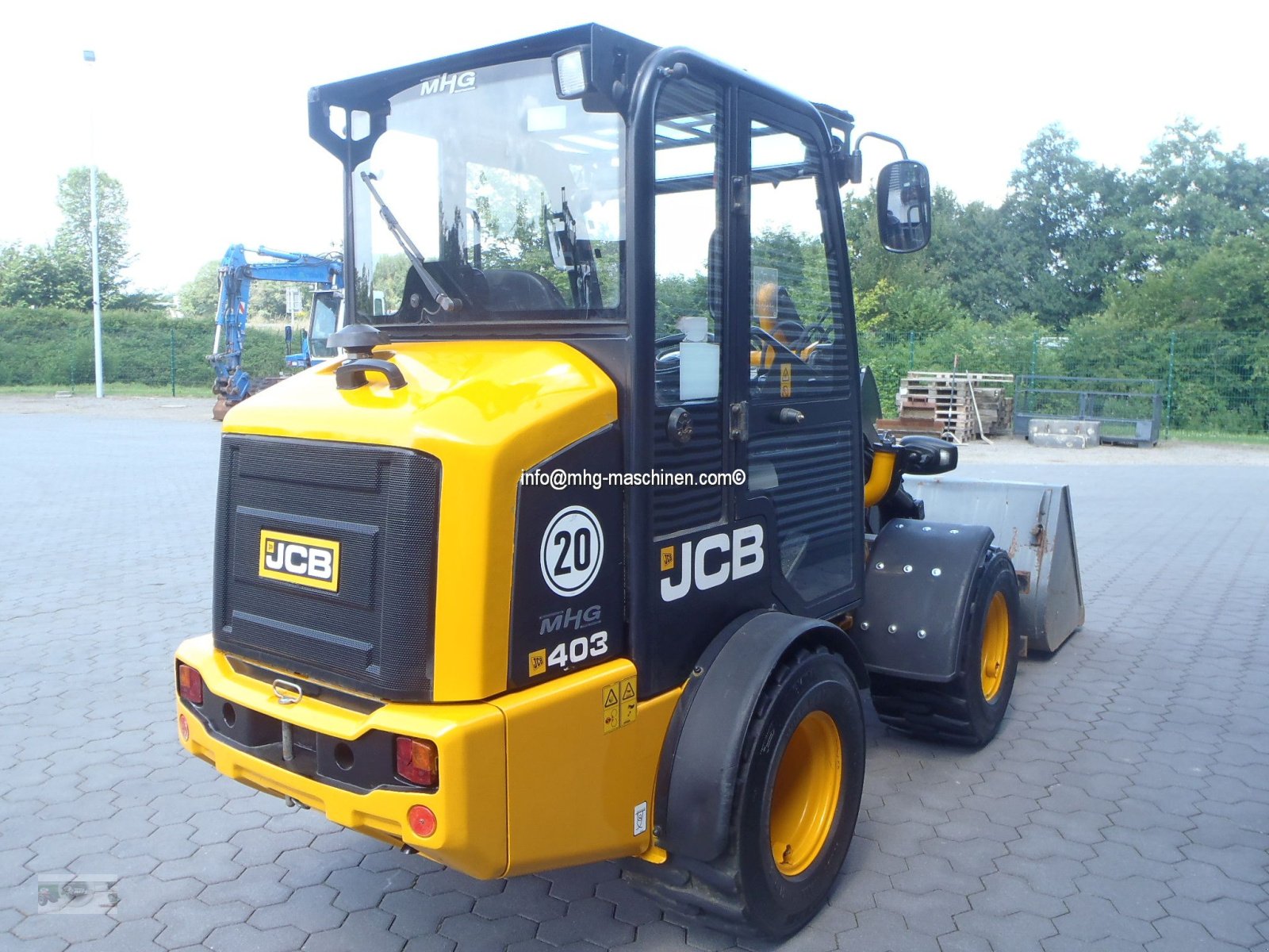 Radlader typu JCB 403 nur 1575 h, Gebrauchtmaschine v Gescher (Obrázek 4)