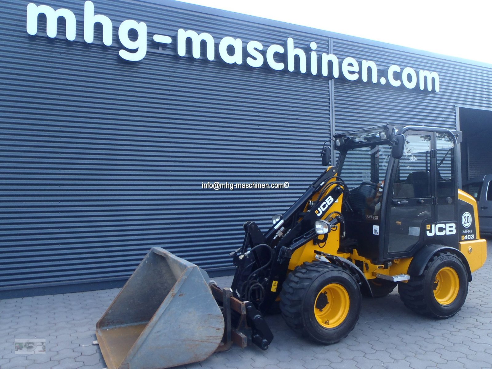 Radlader van het type JCB 403 nur 1575 h, Gebrauchtmaschine in Gescher (Foto 1)