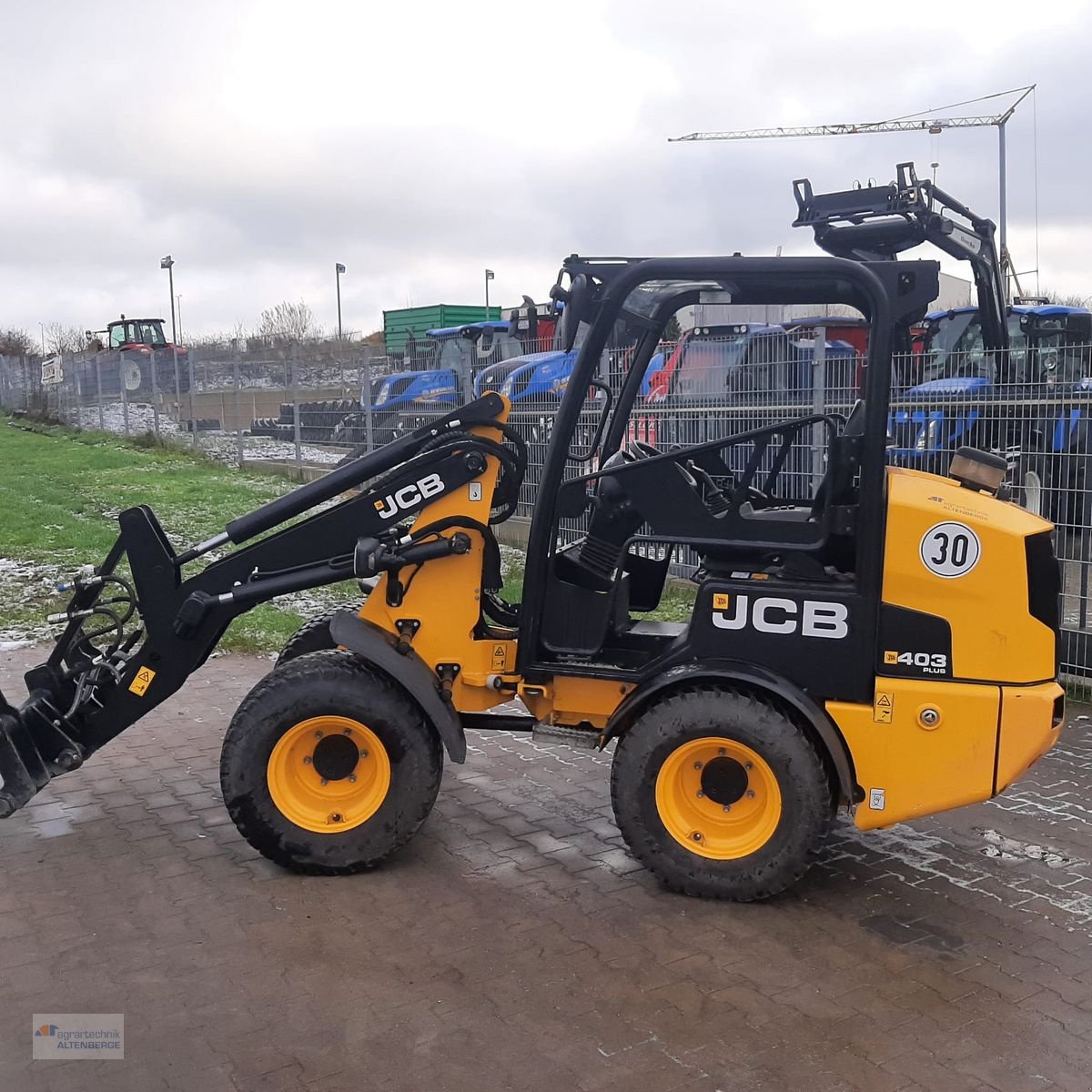 Radlader del tipo JCB 403 Plus mit Fahrerschutzdach, Gebrauchtmaschine In Altenberge (Immagine 1)