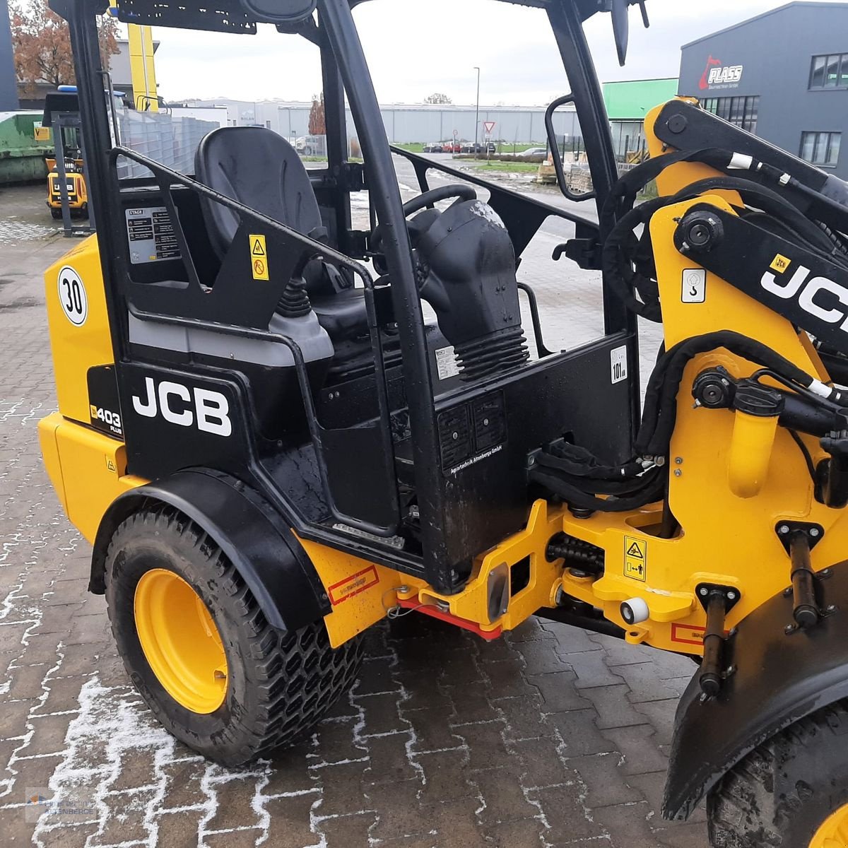 Radlader del tipo JCB 403 Plus mit Fahrerschutzdach, Gebrauchtmaschine In Altenberge (Immagine 4)