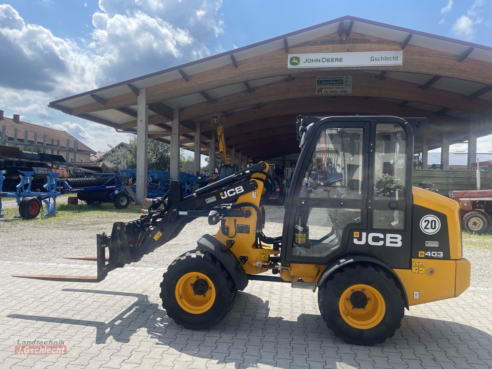 Radlader van het type JCB 403 Smart Power, Gebrauchtmaschine in Mühldorf (Foto 1)