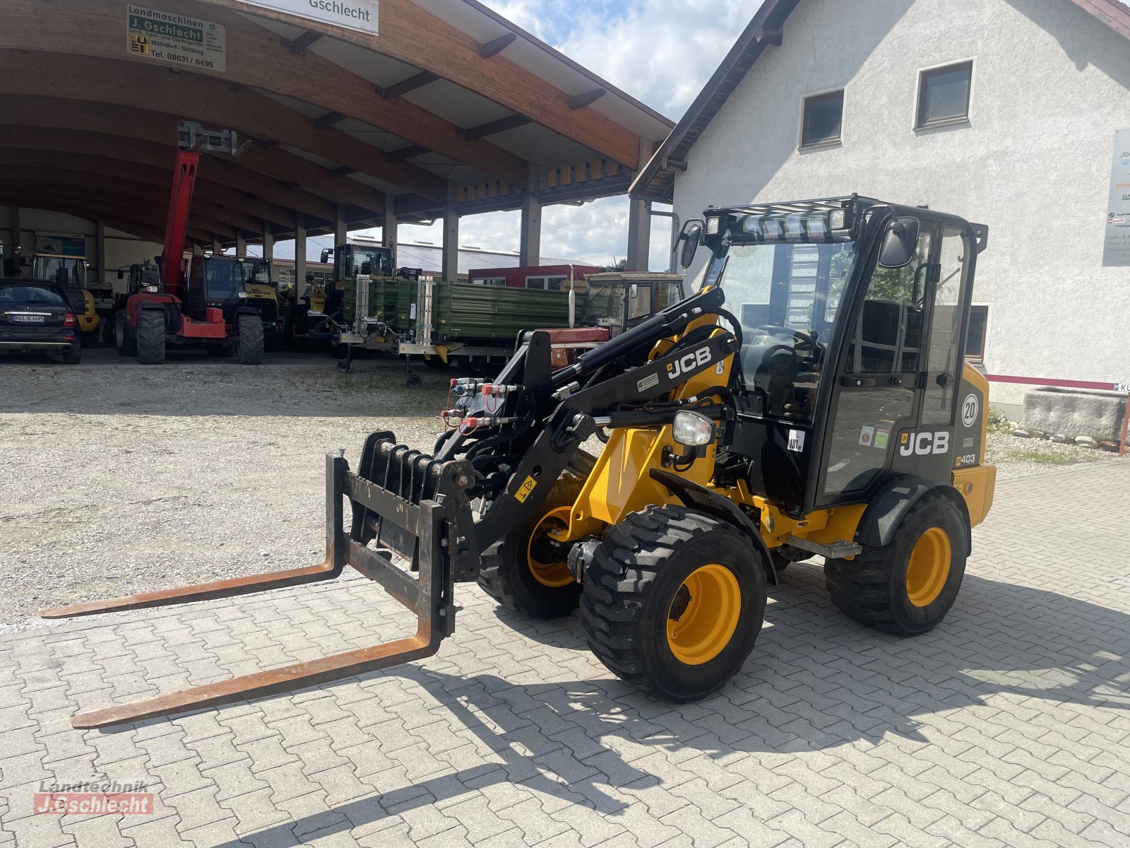 Radlader tip JCB 403 Smart Power, Gebrauchtmaschine in Mühldorf (Poză 2)