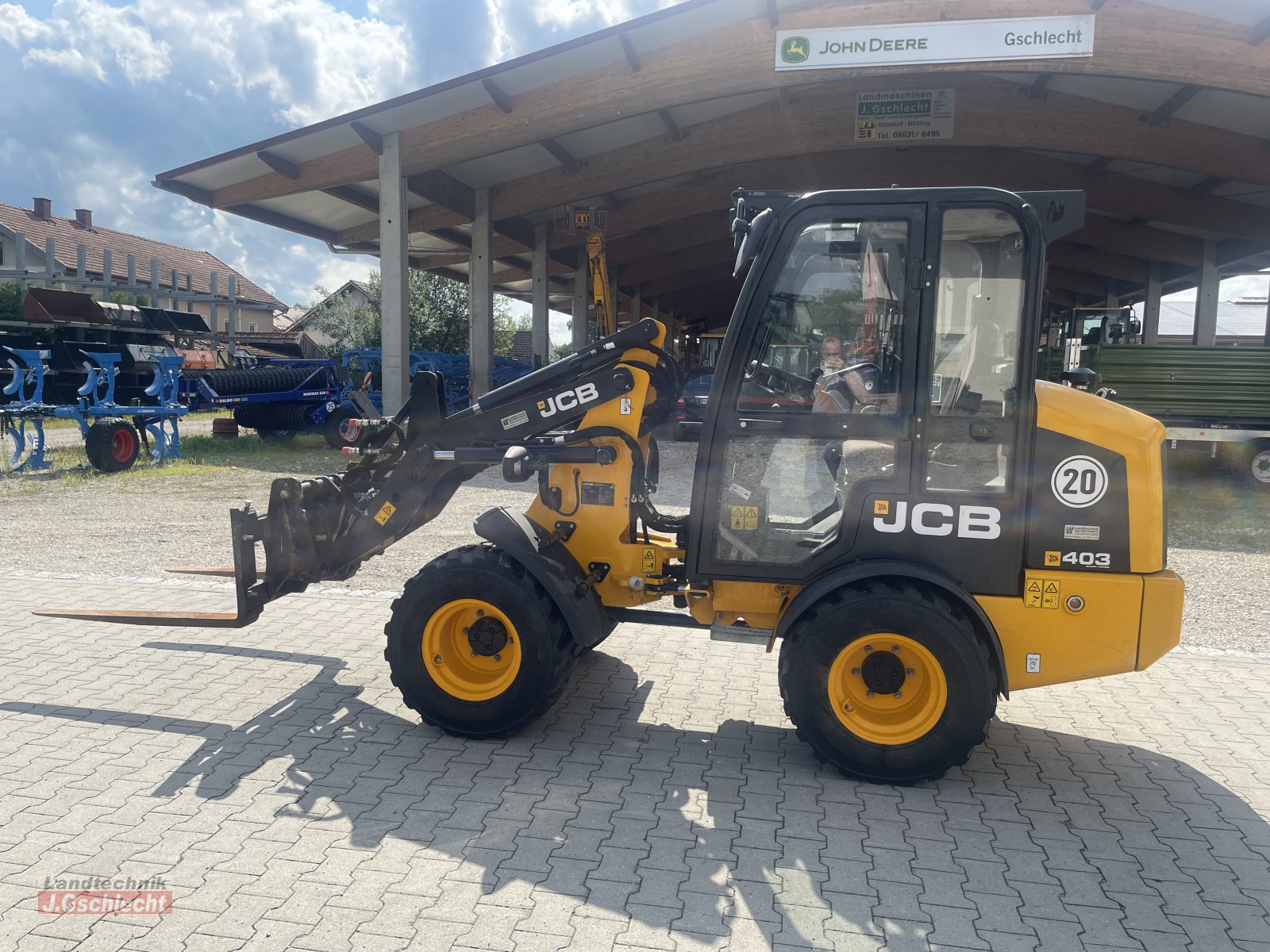 Radlader van het type JCB 403 Smart Power, Gebrauchtmaschine in Mühldorf (Foto 13)