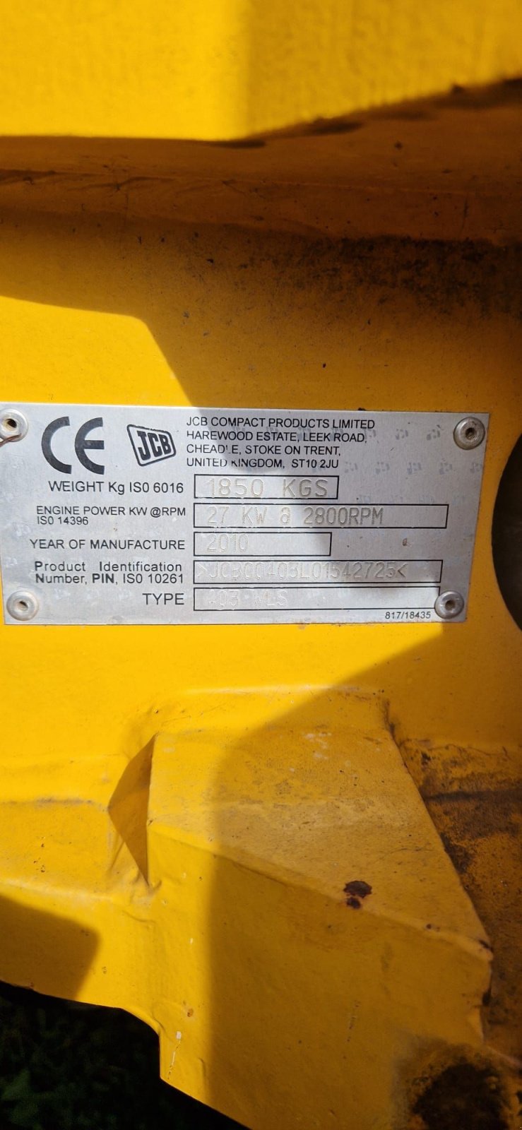 Radlader za tip JCB 403, Gebrauchtmaschine u Bleiswijk (Slika 11)