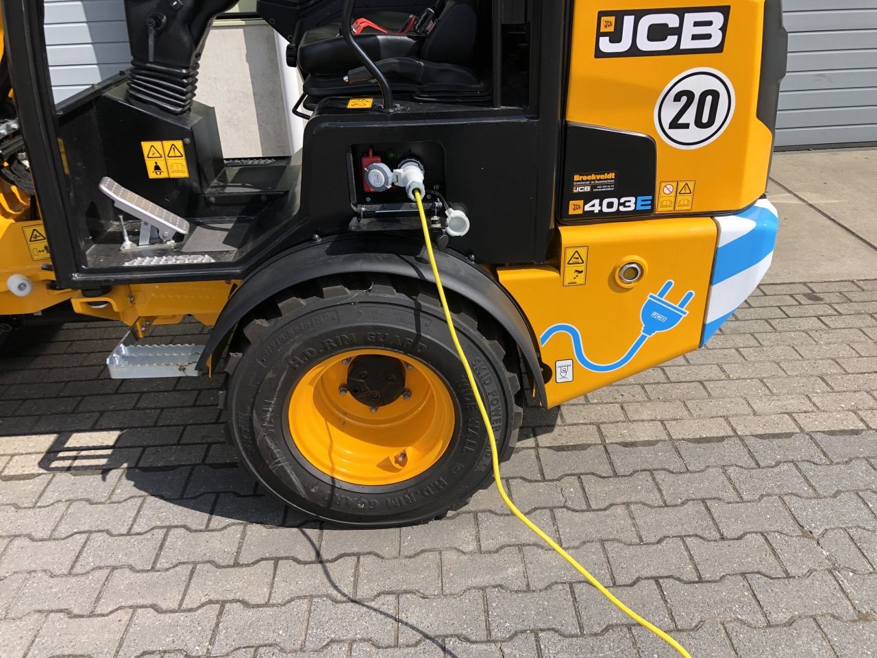 Radlader van het type JCB 403E Elektrische wiellader, Gebrauchtmaschine in Tynaarlo (Foto 11)