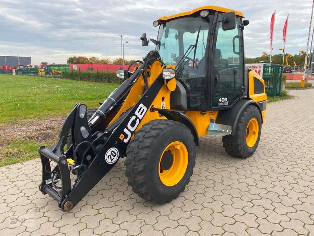 Radlader tip JCB 406 AGRI, Gebrauchtmaschine in Oyten (Poză 1)