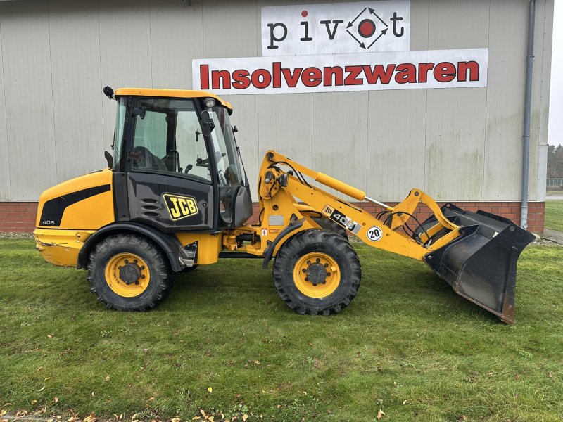 Radlader du type JCB 406 Radlader / Hoflader inkl. hydr. SWE, Palettengabel, Klappschaufel, Gebrauchtmaschine en Wagenfeld