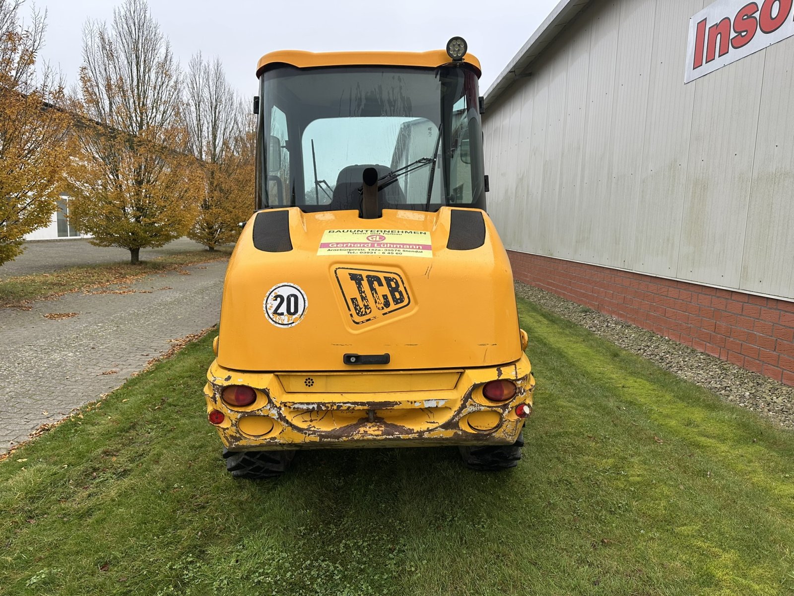 Radlader типа JCB 406 Radlader / Hoflader inkl. hydr. SWE, Palettengabel, Klappschaufel, Gebrauchtmaschine в Wagenfeld (Фотография 8)