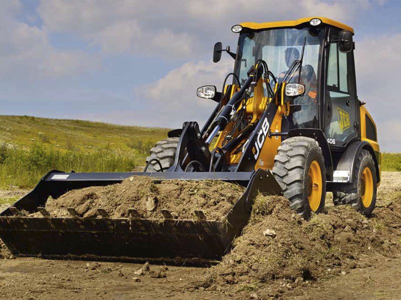 Radlader des Typs JCB 406, Gebrauchtmaschine in Bramsche