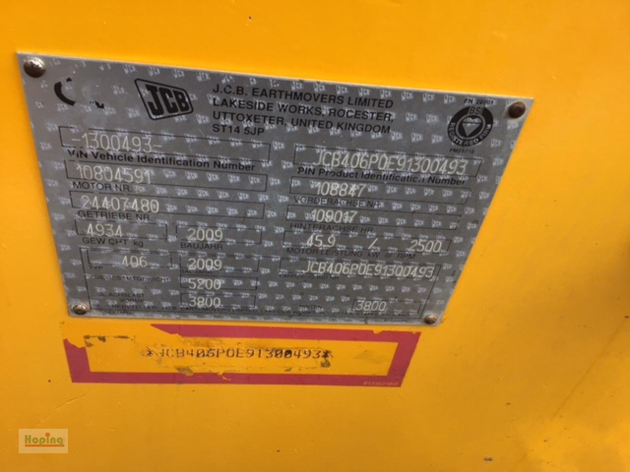 Radlader tip JCB 406, Gebrauchtmaschine in Bakum (Poză 11)