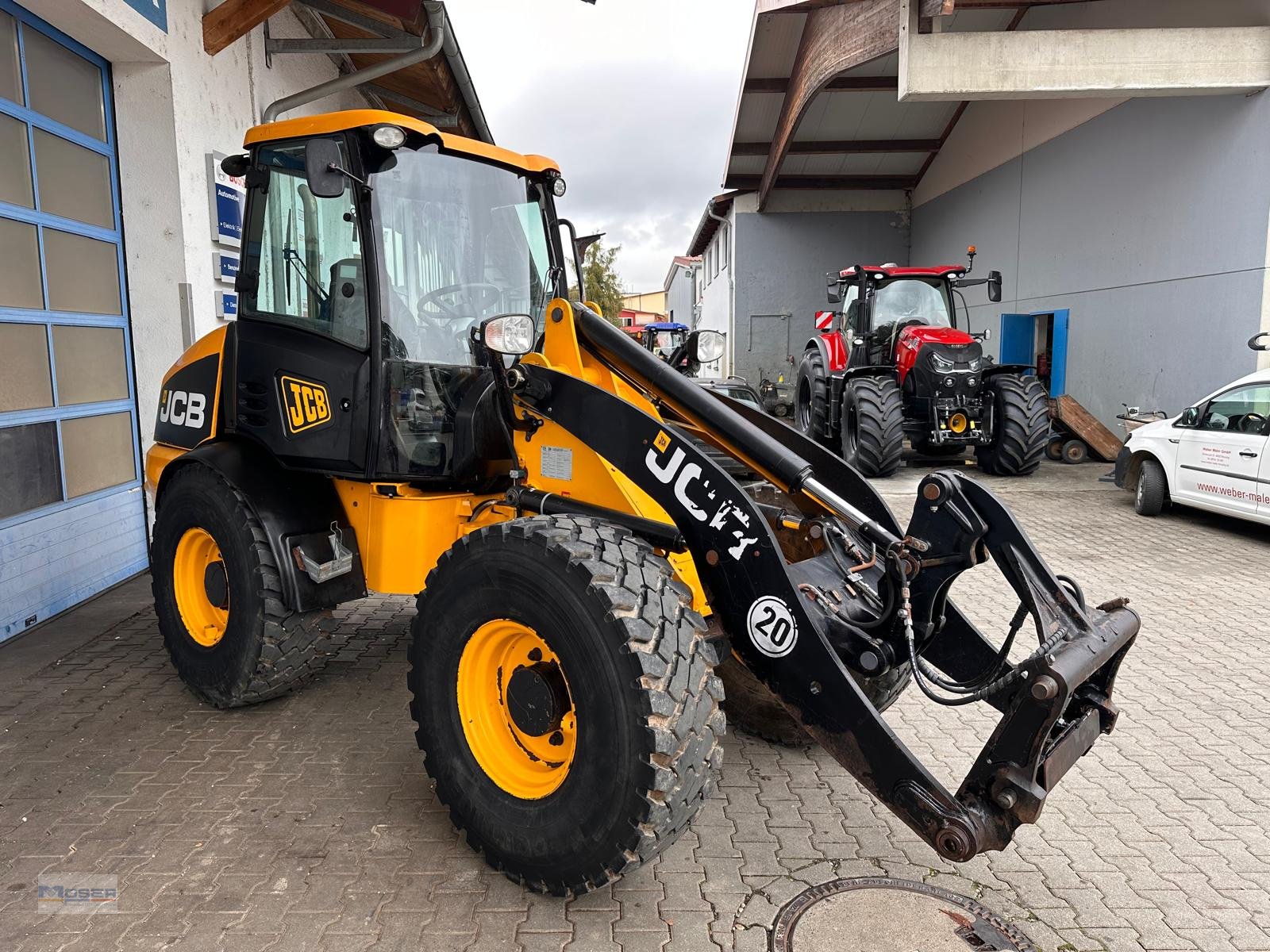 Radlader του τύπου JCB 409 Agri, Gebrauchtmaschine σε Massing (Φωτογραφία 3)