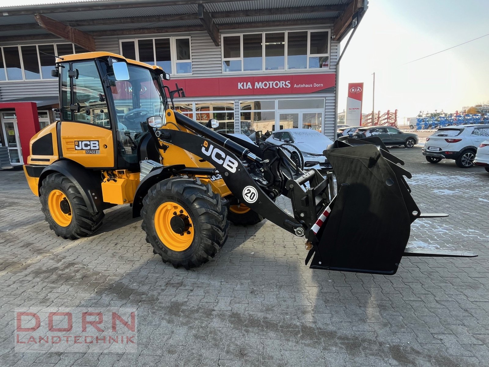 Radlader del tipo JCB 409 Agri, Neumaschine en Bruckberg (Imagen 1)