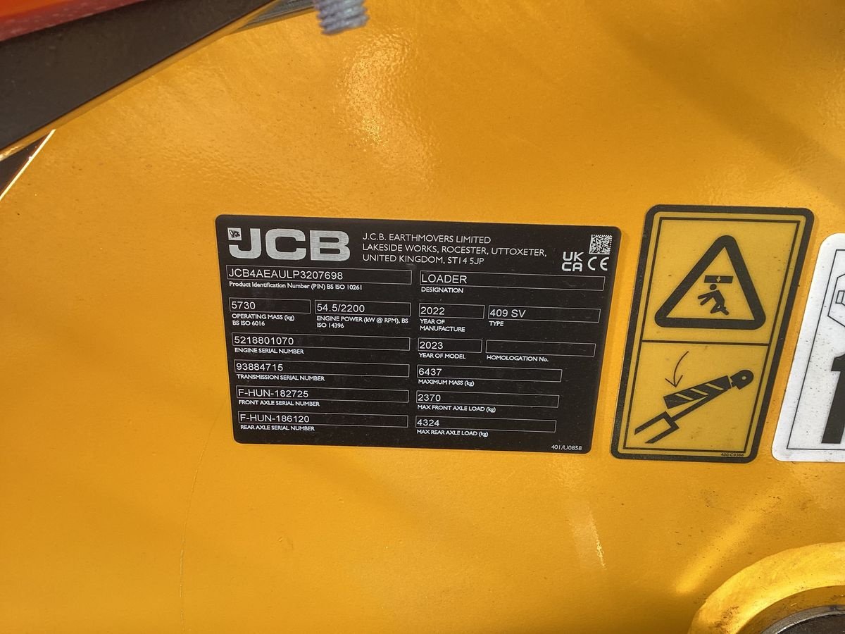 Radlader typu JCB 409 Kompaktradlader StufeV, Neumaschine w Micheldorf / OÖ (Zdjęcie 2)