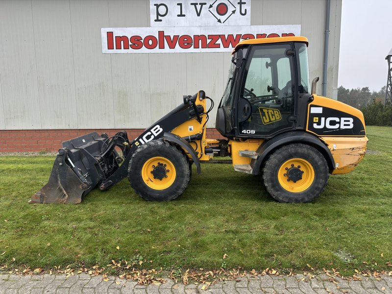 Radlader tipa JCB 409 Radlader / Hoflader inkl. hydr. SWE, Palettengabel, Klappschaufel, Gebrauchtmaschine u Wagenfeld