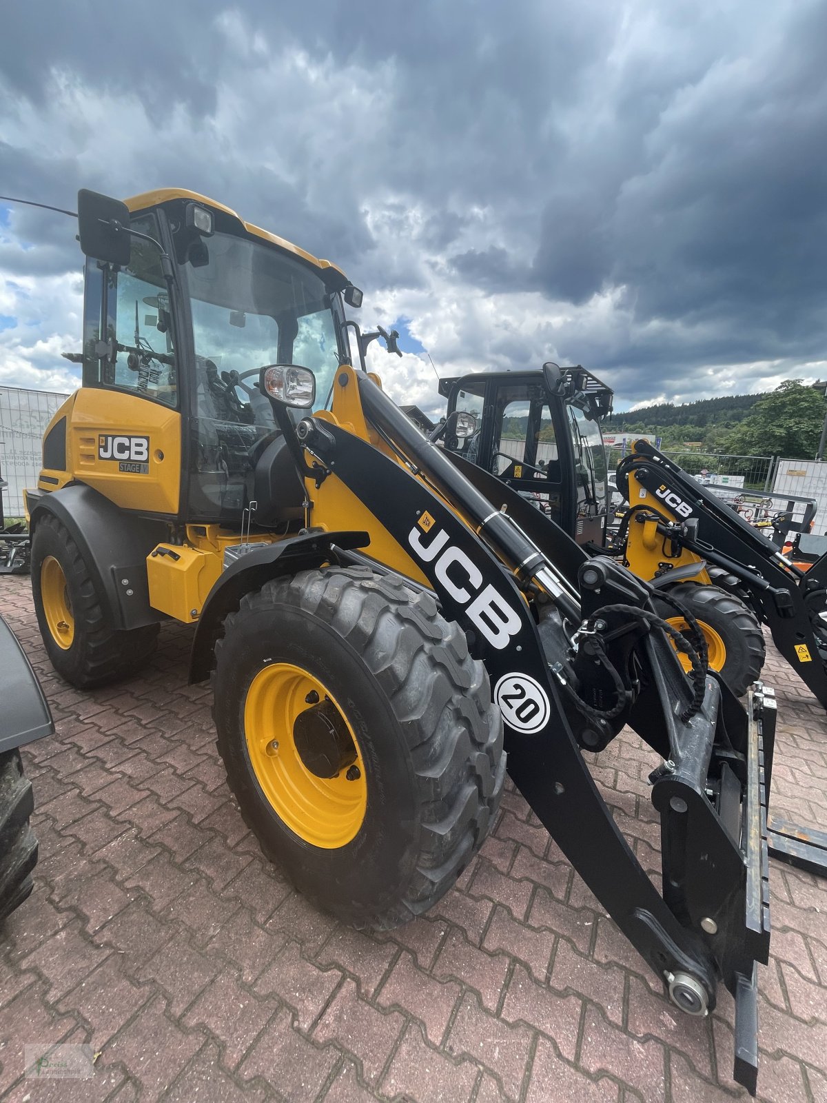 Radlader del tipo JCB 409, Neumaschine en Bad Kötzting (Imagen 1)