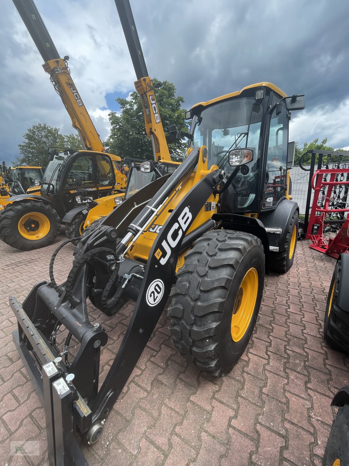 Radlader del tipo JCB 409, Neumaschine In Bad Kötzting (Immagine 6)