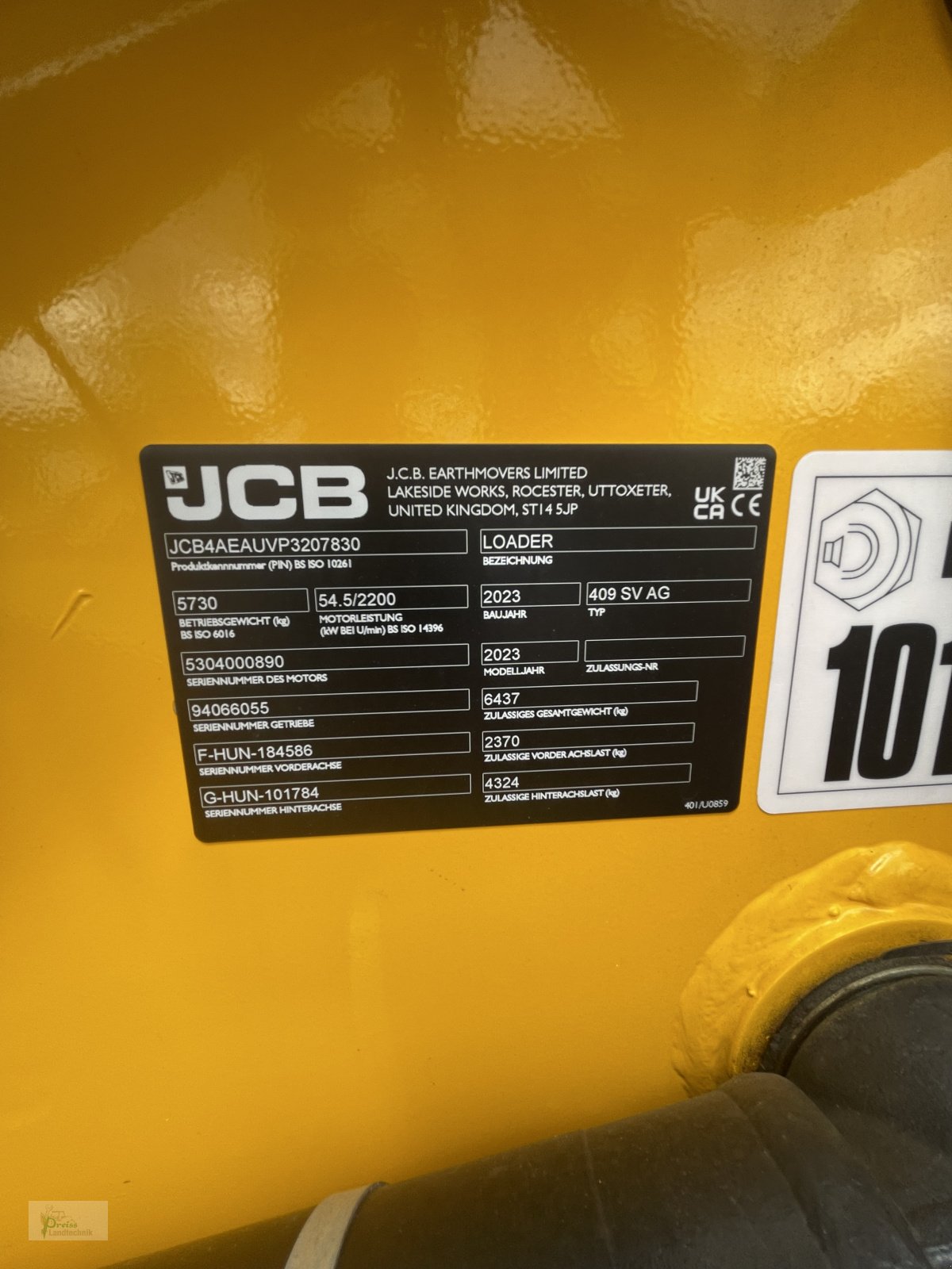 Radlader typu JCB 409, Neumaschine w Bad Kötzting (Zdjęcie 7)