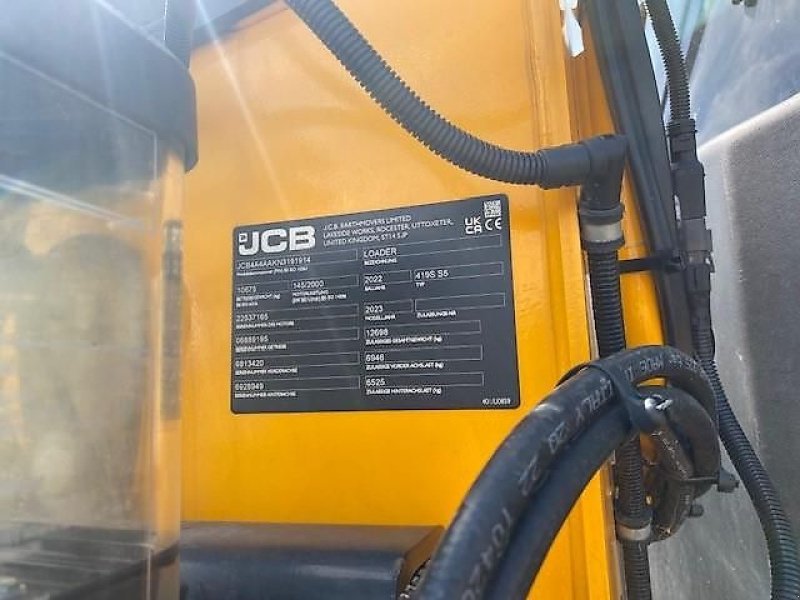 Radlader типа JCB 419 S nur 260 Stunden !, Gebrauchtmaschine в Bellenberg (Фотография 7)