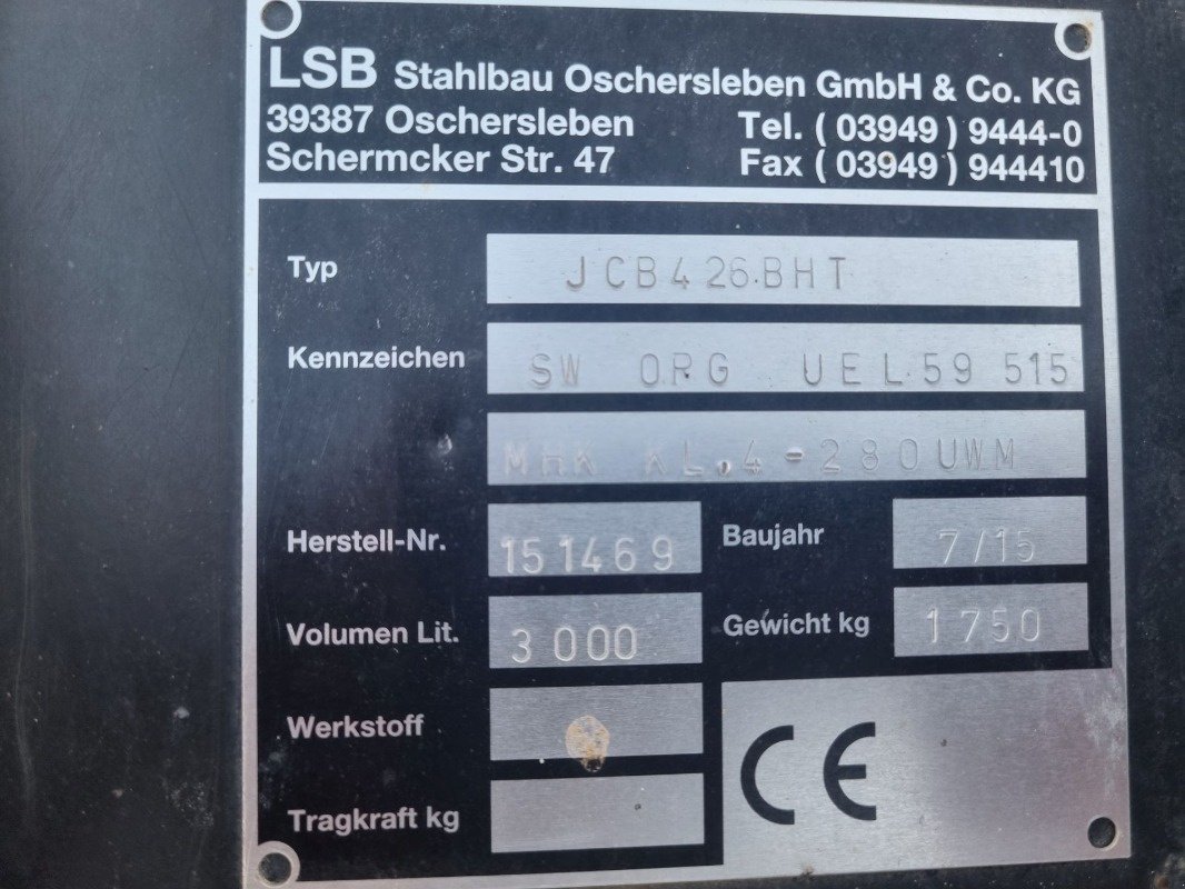 Radlader del tipo JCB 426, Gebrauchtmaschine en Neubrandenburg (Imagen 25)