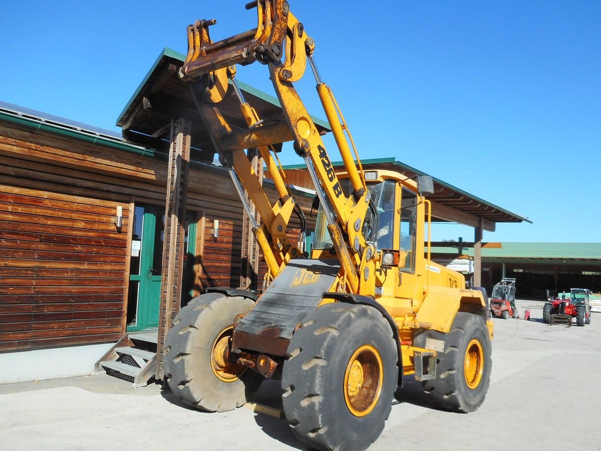 Radlader Türe ait JCB 426B ( 11 Tonnen ) Volvo Aufnahme, Gebrauchtmaschine içinde St. Nikolai ob Draßling (resim 19)