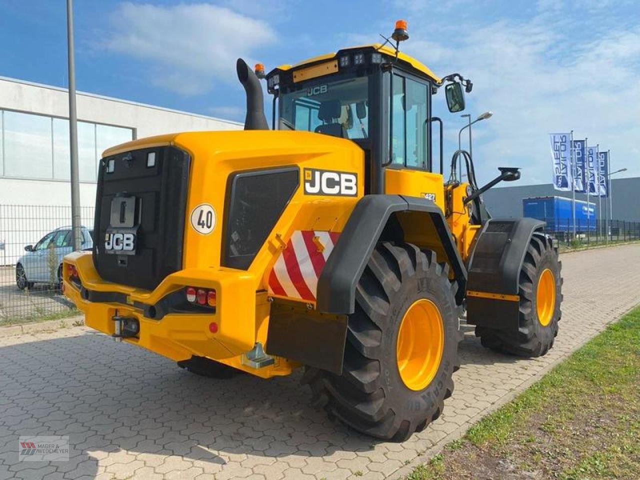 Radlader Türe ait JCB 427 AGRI, Neumaschine içinde Oyten (resim 4)