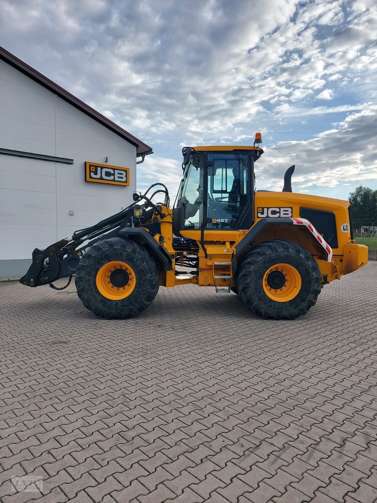 Radlader van het type JCB 427 HT Agri HighLift, Gebrauchtmaschine in Pegnitz (Foto 1)