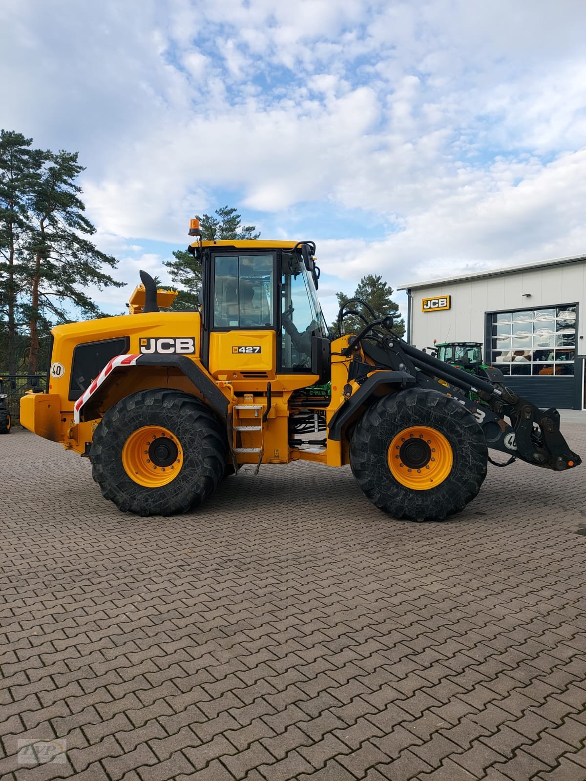 Radlader typu JCB 427 HT Agri HighLift, Gebrauchtmaschine w Pegnitz (Zdjęcie 2)