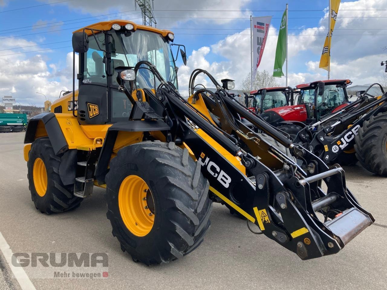 Radlader tip JCB 427 HT AGRI T4i, Gebrauchtmaschine in Friedberg-Derching (Poză 3)