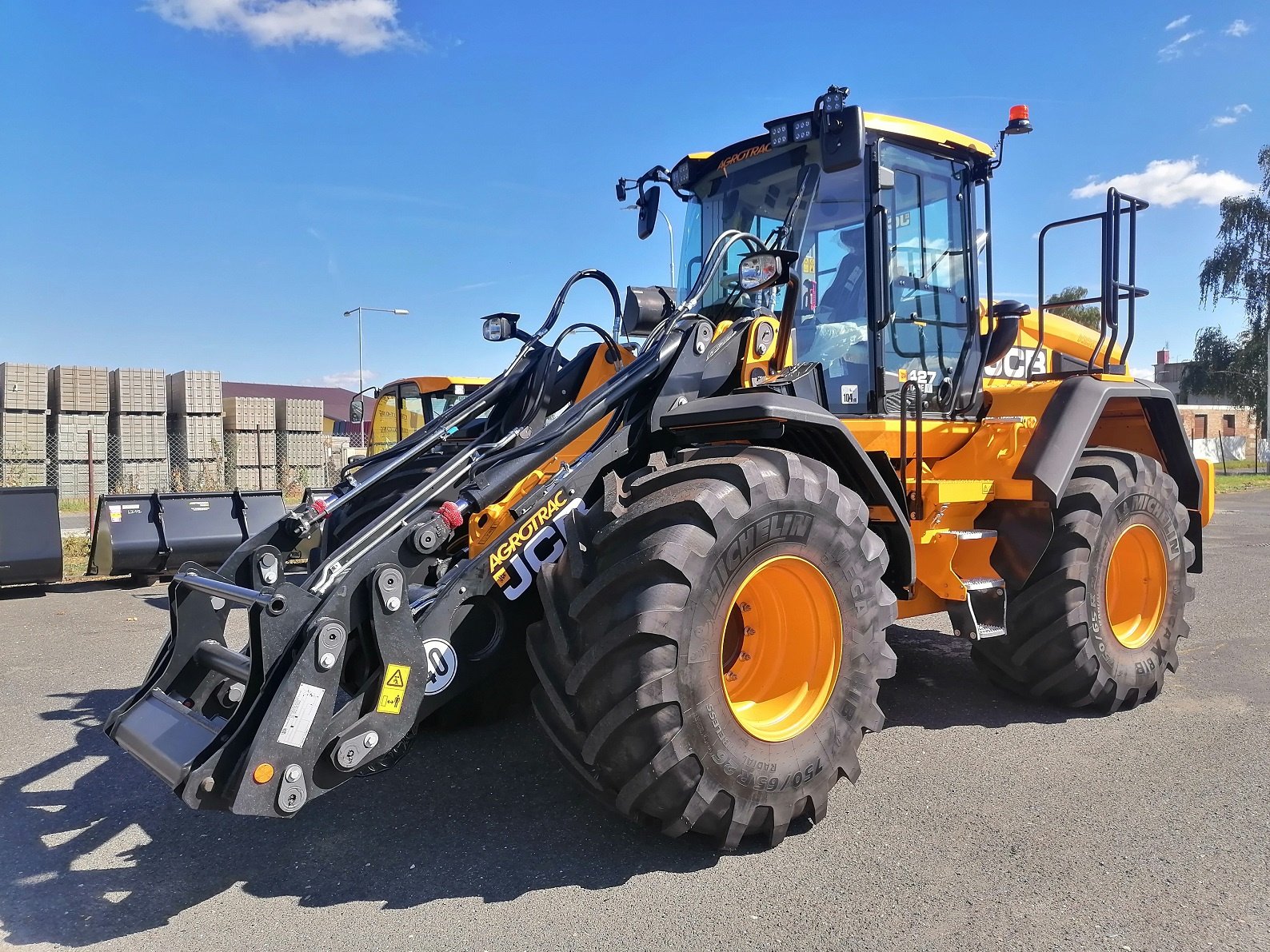 Radlader van het type JCB 427 HT Agri, Gebrauchtmaschine in Roudnice nad Labem (Foto 1)